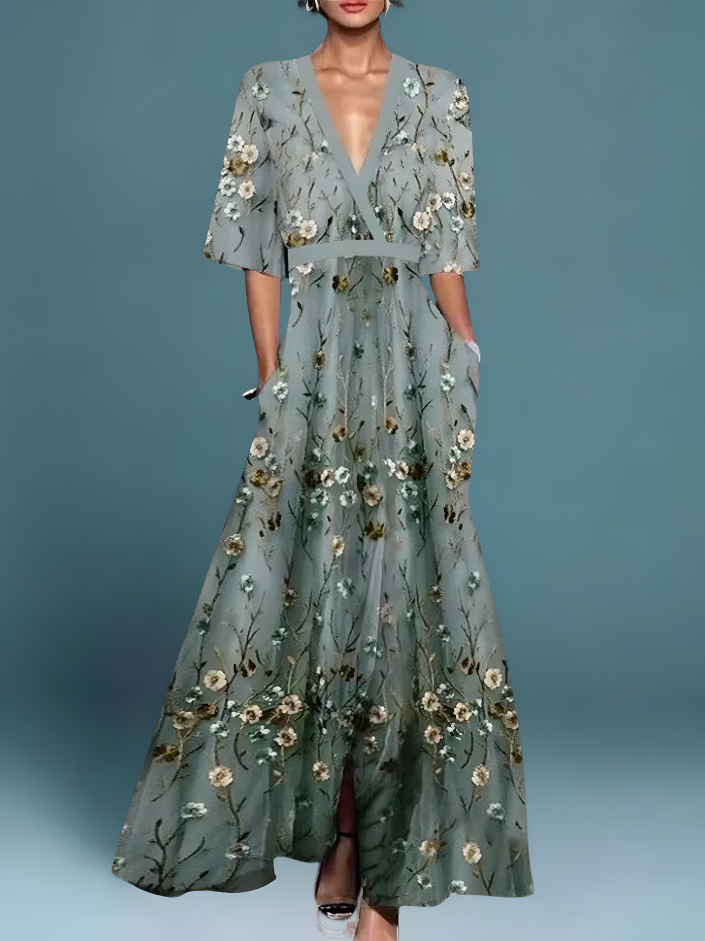 Marchelle™ - Robe Fleurie Élégante