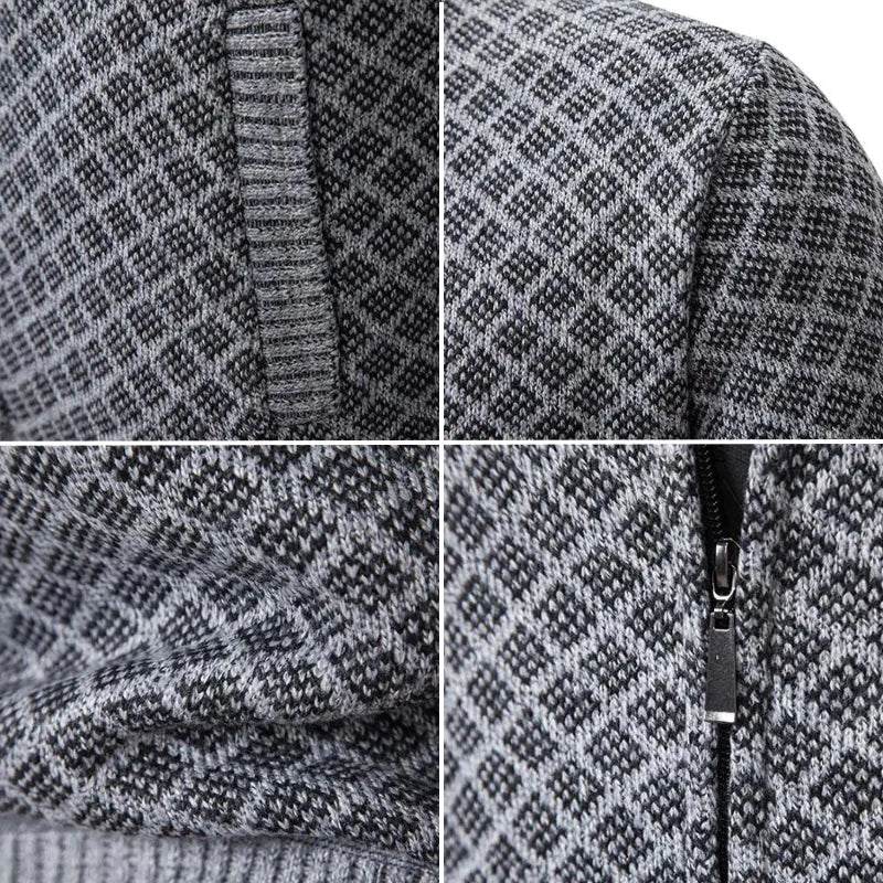 Marcien™ - Gilet chic à fermeture éclair et col montant