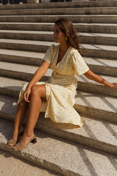 Lotte™ - Robe jaune légère