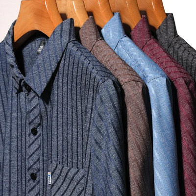 Edgard™ - Polo business à rayures discrètes