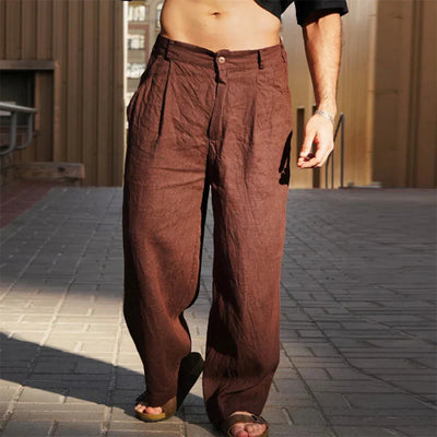Dennie™ - Pantalon en Coton Léger et Aéré