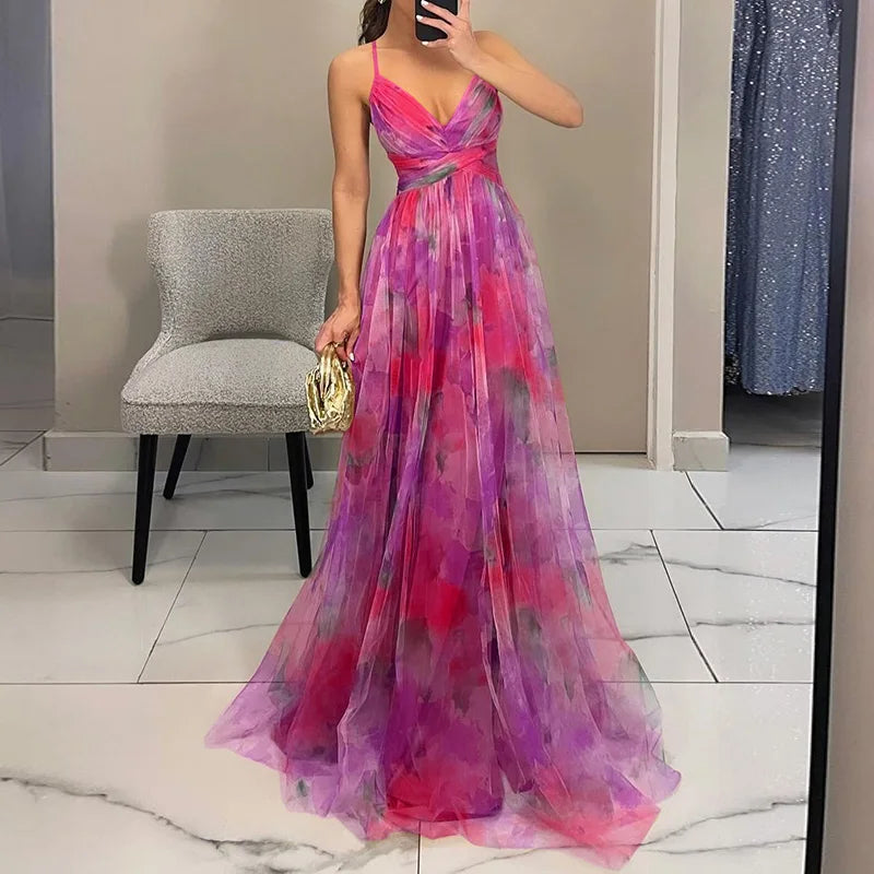 Alvara™ - Maxi-robe fleurie envoûtante