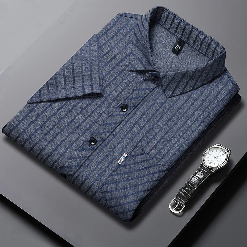 Edgard™ - Polo business à rayures discrètes