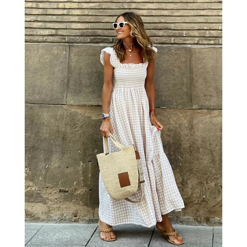 Silana™ - Votre robe d’été à carreaux