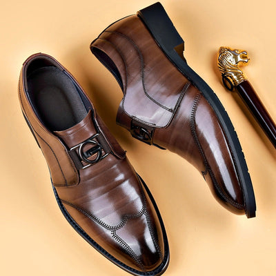 Lucas™ - Chaussures en cuir pointues