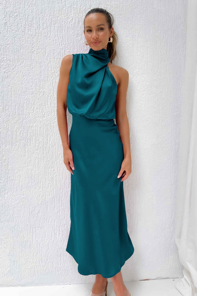 Arianne™ - Robe longue à col halter
