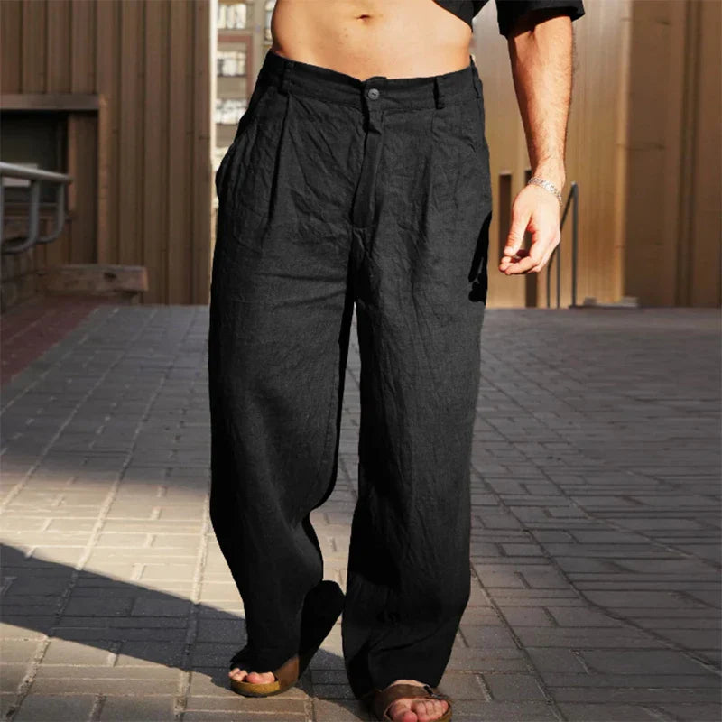 Dennie™ - Pantalon en Coton Léger et Aéré