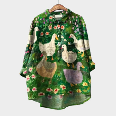Abella™ - Blouse légère aux couleurs estivales