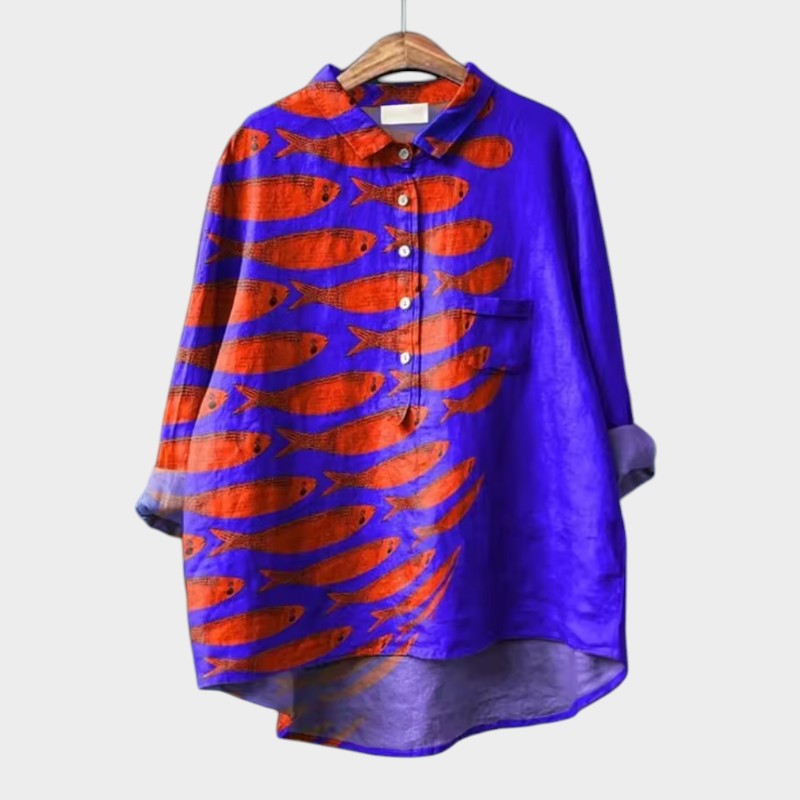 Abella™ - Blouse légère aux couleurs estivales