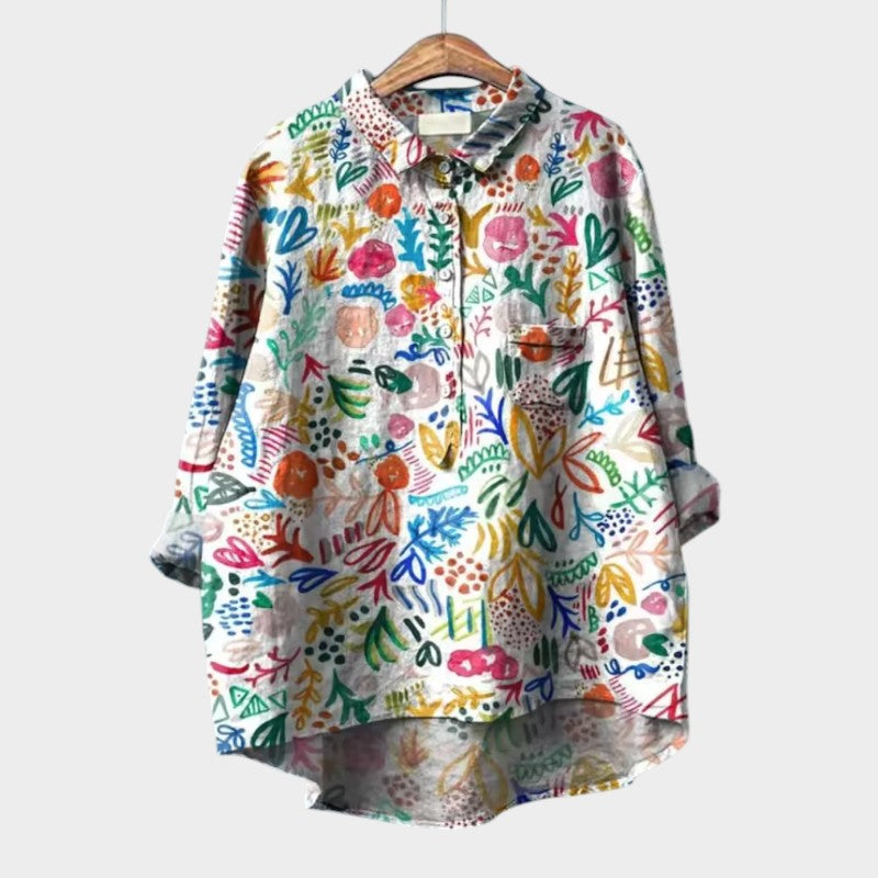 Abella™ - Blouse légère aux couleurs estivales