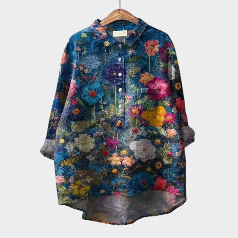 Abella™ - Blouse légère aux couleurs estivales
