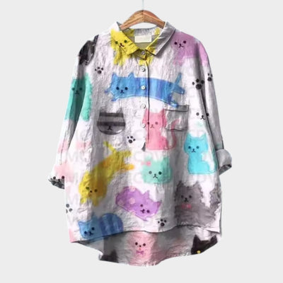 Abella™ - Blouse légère aux couleurs estivales