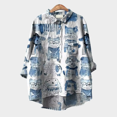 Abella™ - Blouse légère aux couleurs estivales