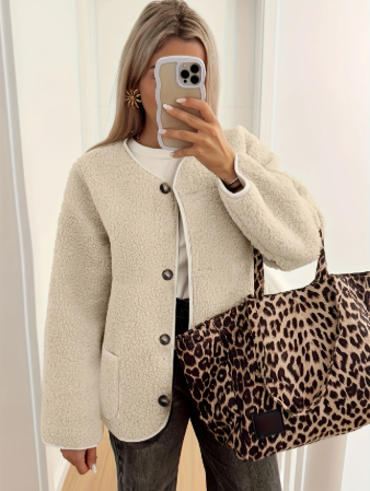 Orlina™ - Veste en polaire à boutons
