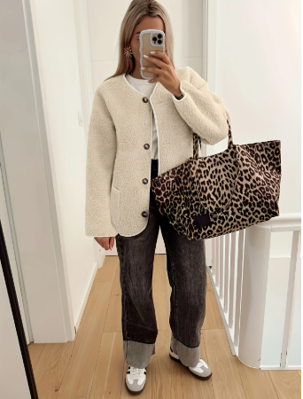 Orlina™ - Veste en polaire à boutons