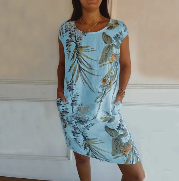 Lucila™ - Robe botanique légère