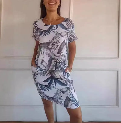 Lucila™ - Robe botanique légère