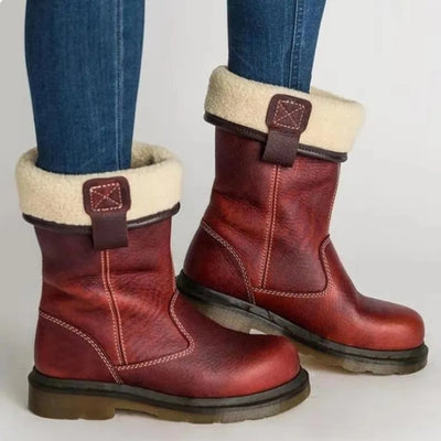 Ivonna™ - Bottes d’hiver en cuir doublées