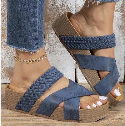 Julita™ - Sandales tressées tendance