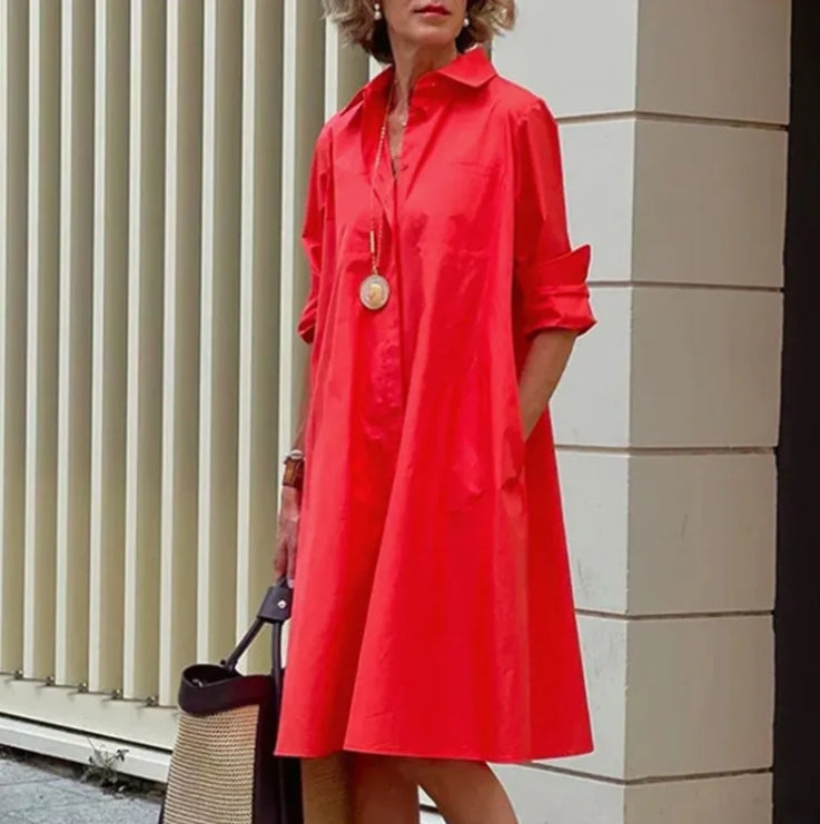 Linnet™ - Robe mi-longue élégante