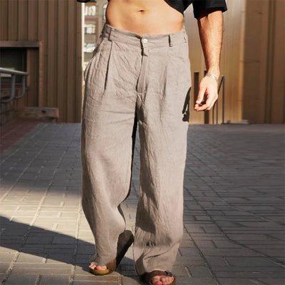 Dennie™ - Pantalon en Coton Léger et Aéré