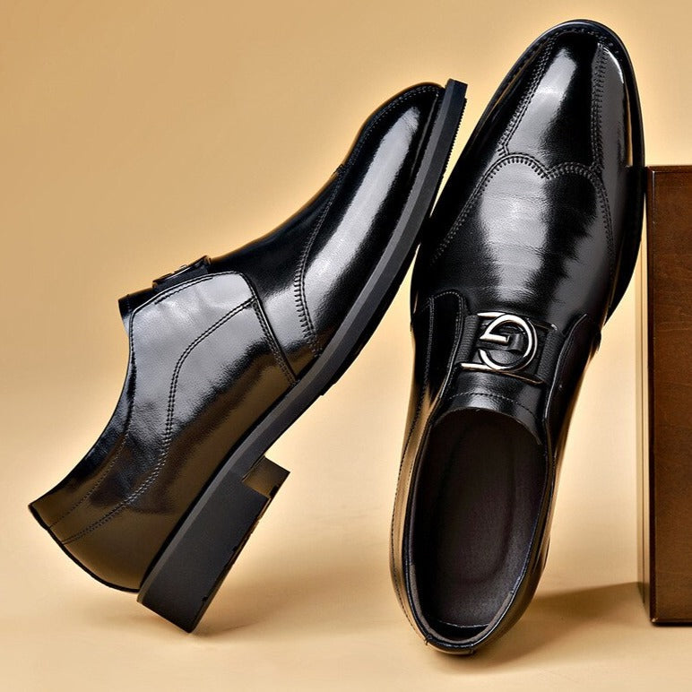 Lucas™ - Chaussures en cuir pointues