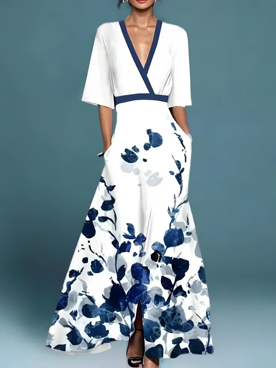 Marchelle™ - Robe Fleurie Élégante
