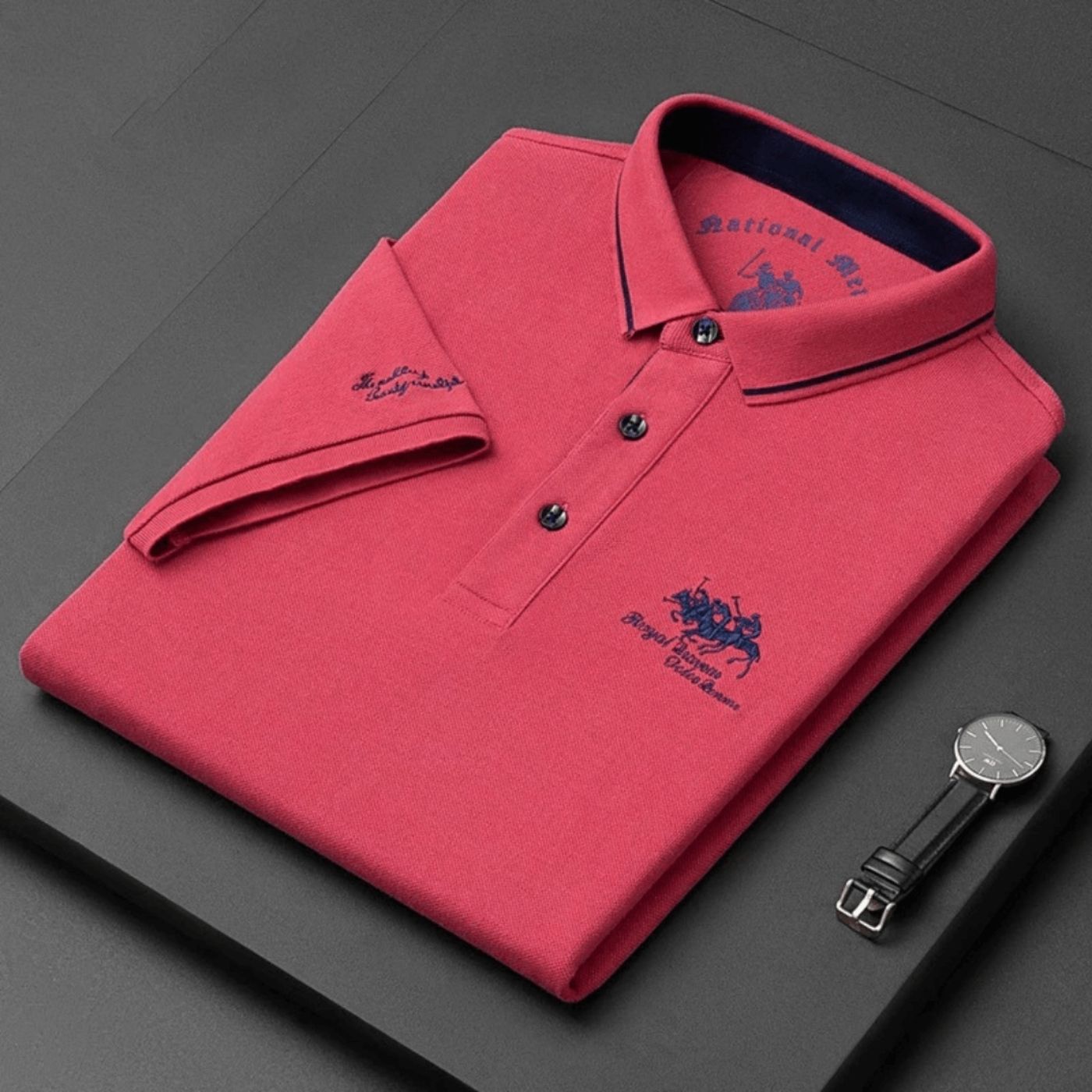 Piere™ - Polo brodé – confort et style assurés