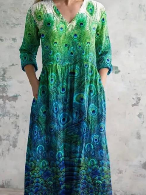 Orlena™ - Robe longue à fleurs vintage