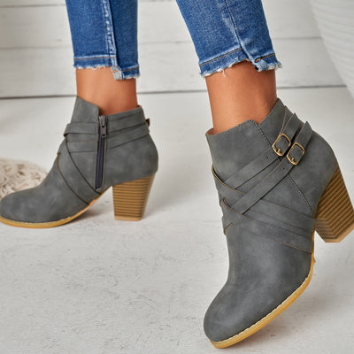 Bridgett™ - Bottes orthopédiques en cuir