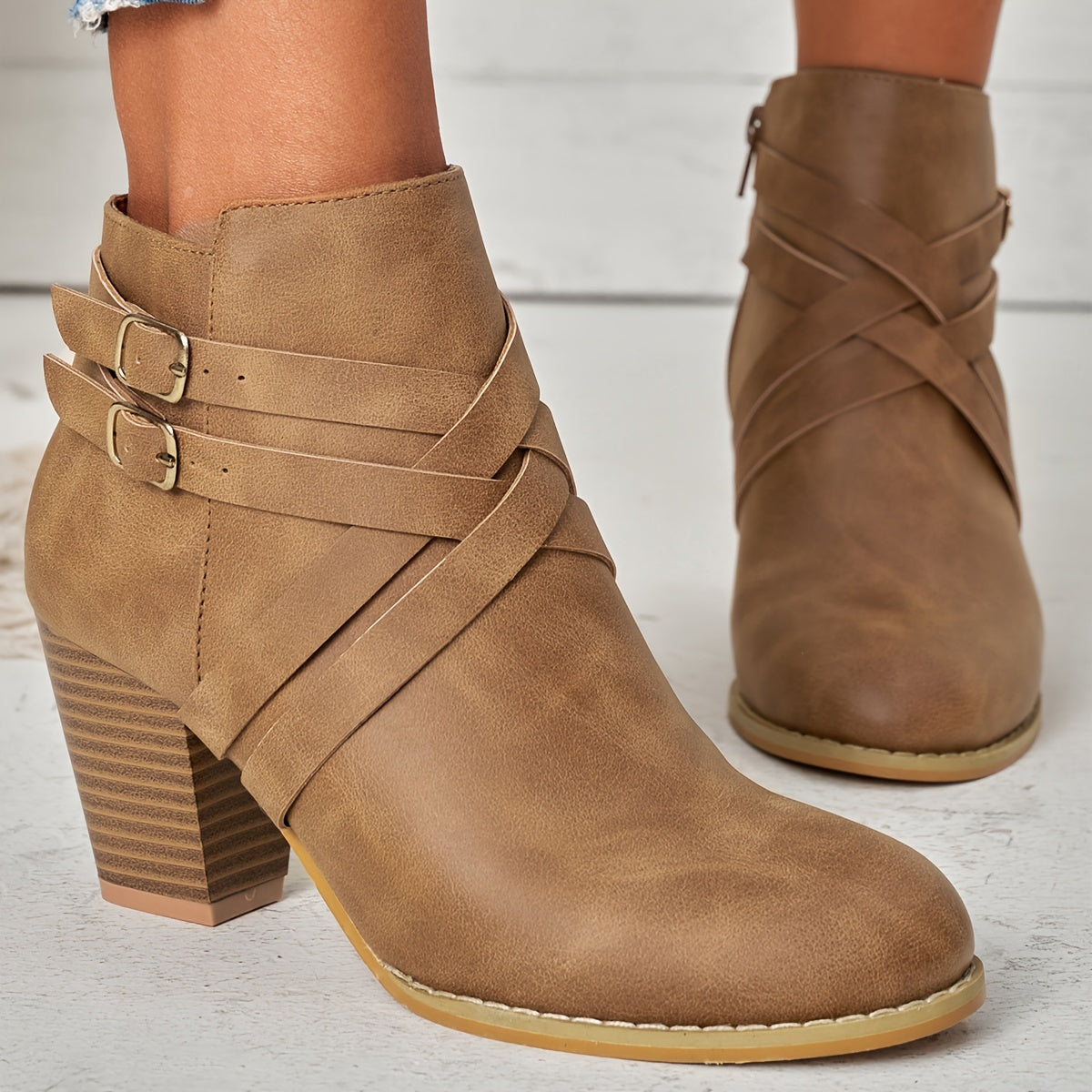Bridgett™ - Bottes orthopédiques en cuir