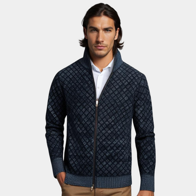 Marcien™ - Gilet chic à fermeture éclair et col montant