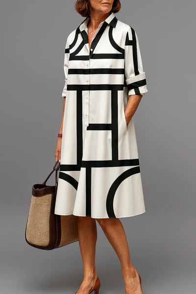 Suzanne™ - Robe-chemise chic et intemporelle