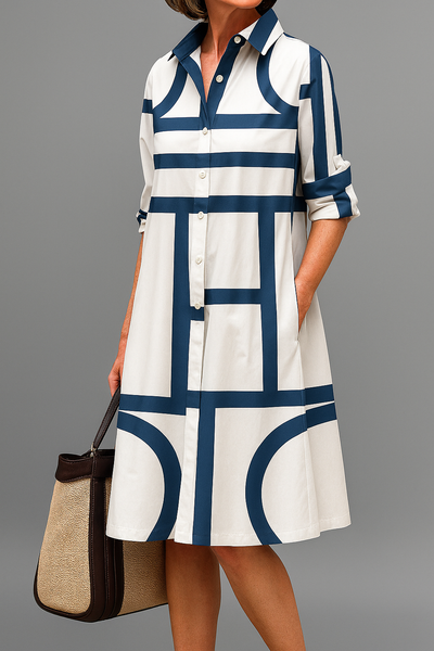 Suzanne™ - Robe-chemise chic et intemporelle