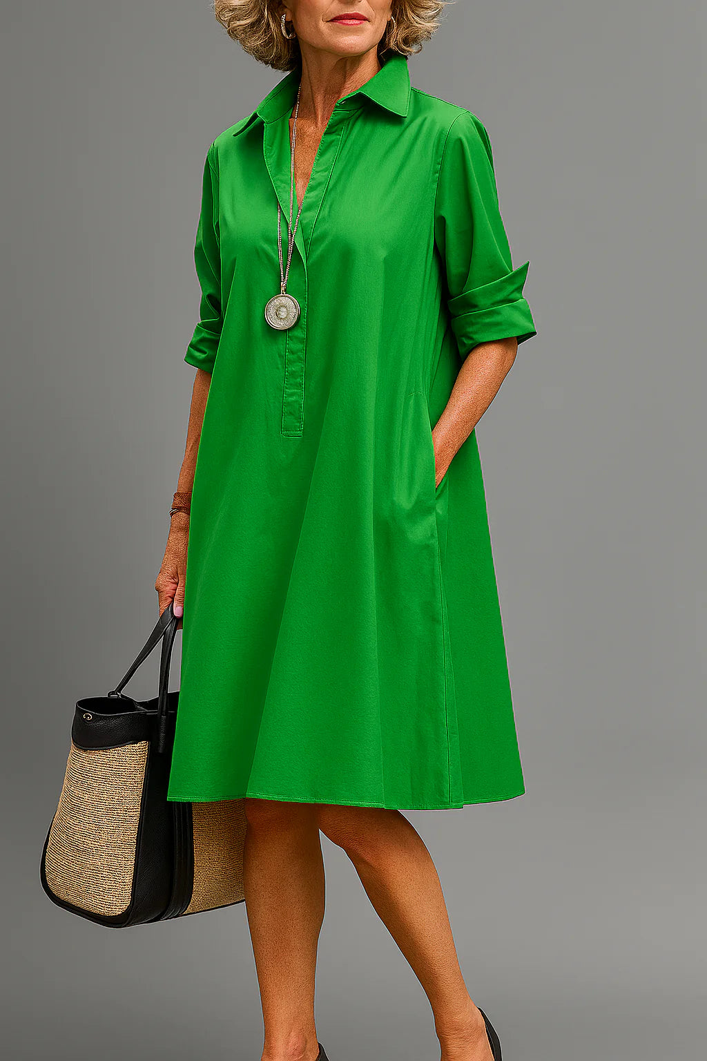 Suzanne™ - Robe-chemise chic et intemporelle