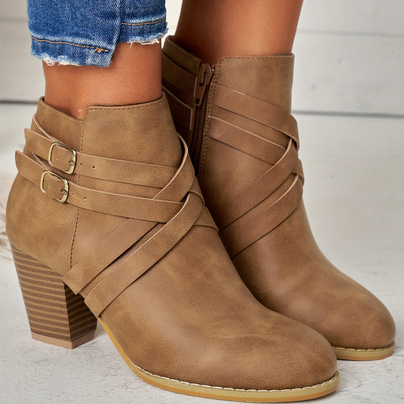 Bridgett™ - Bottes orthopédiques en cuir
