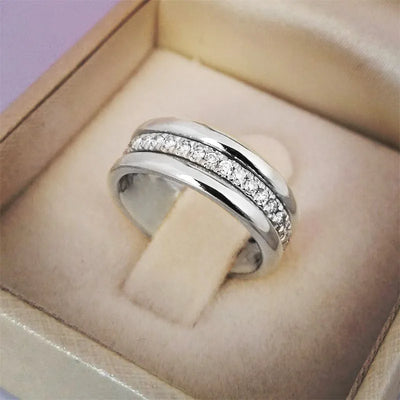 Coletta™ - Bague élégante sertie de zirconium