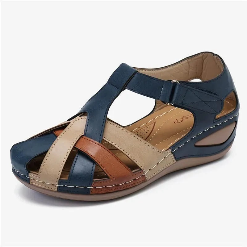 Cadice™ - Sandales compensées rétro