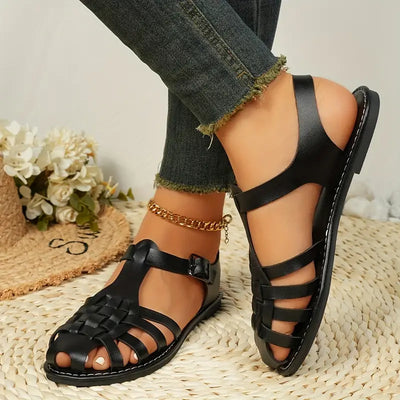 Philina™ - Sandales d’Été en Cuir Élégantes