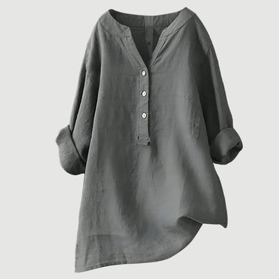 Joyelle™ - Blouse légère à boutons
