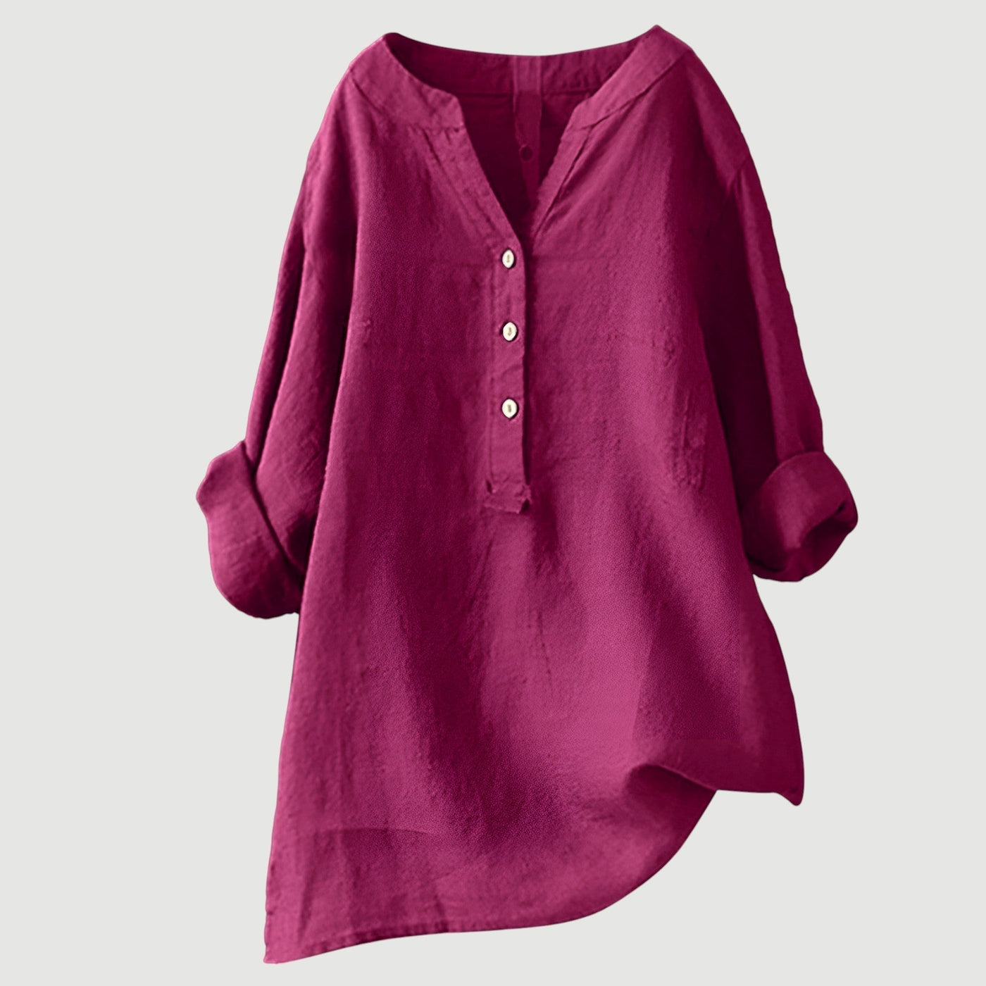 Joyelle™ - Blouse légère à boutons
