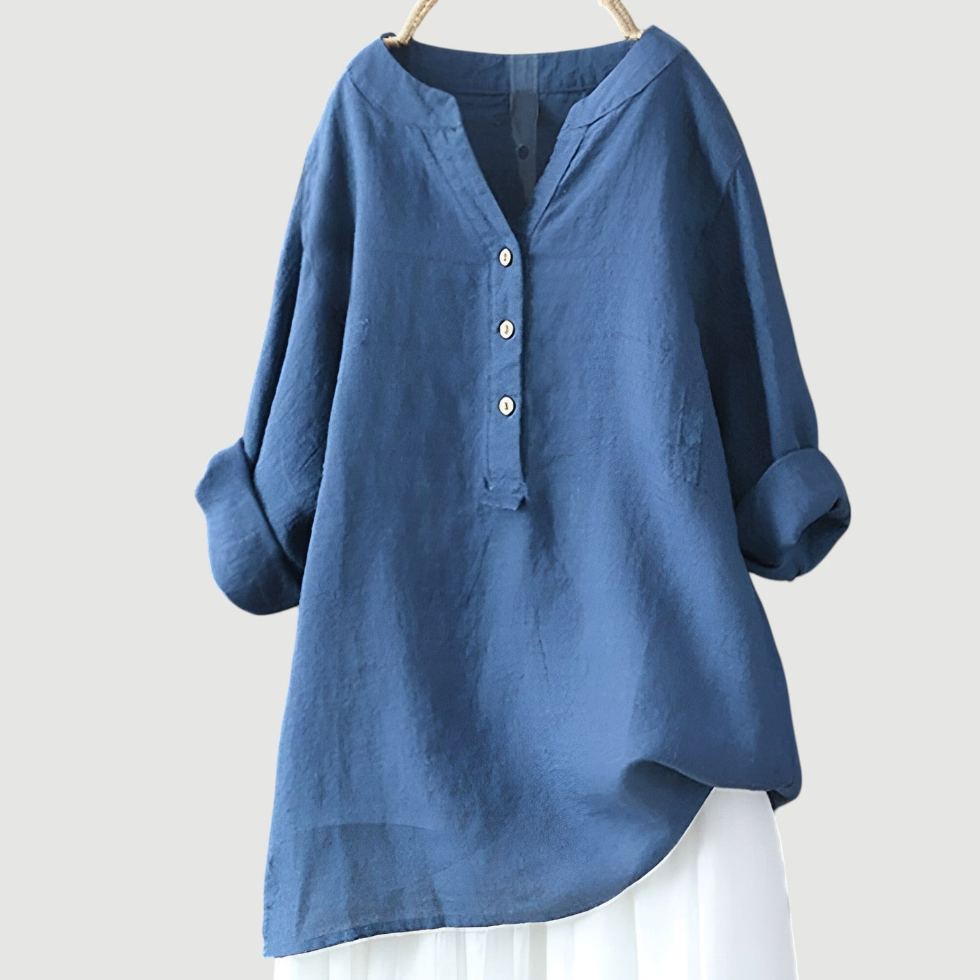 Joyelle™ - Blouse légère à boutons