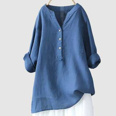 Joyelle™ - Blouse légère à boutons