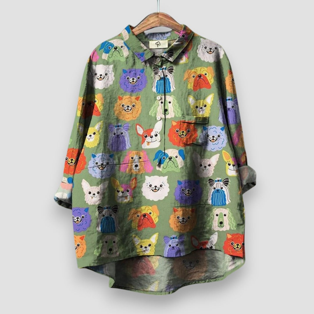 Abella™ - Blouse légère aux couleurs estivales