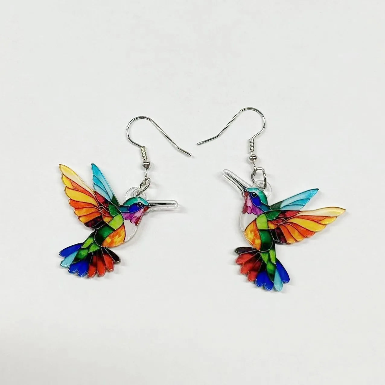 Alizée™ - Parure élégante colibri - collier et boucles d’oreilles