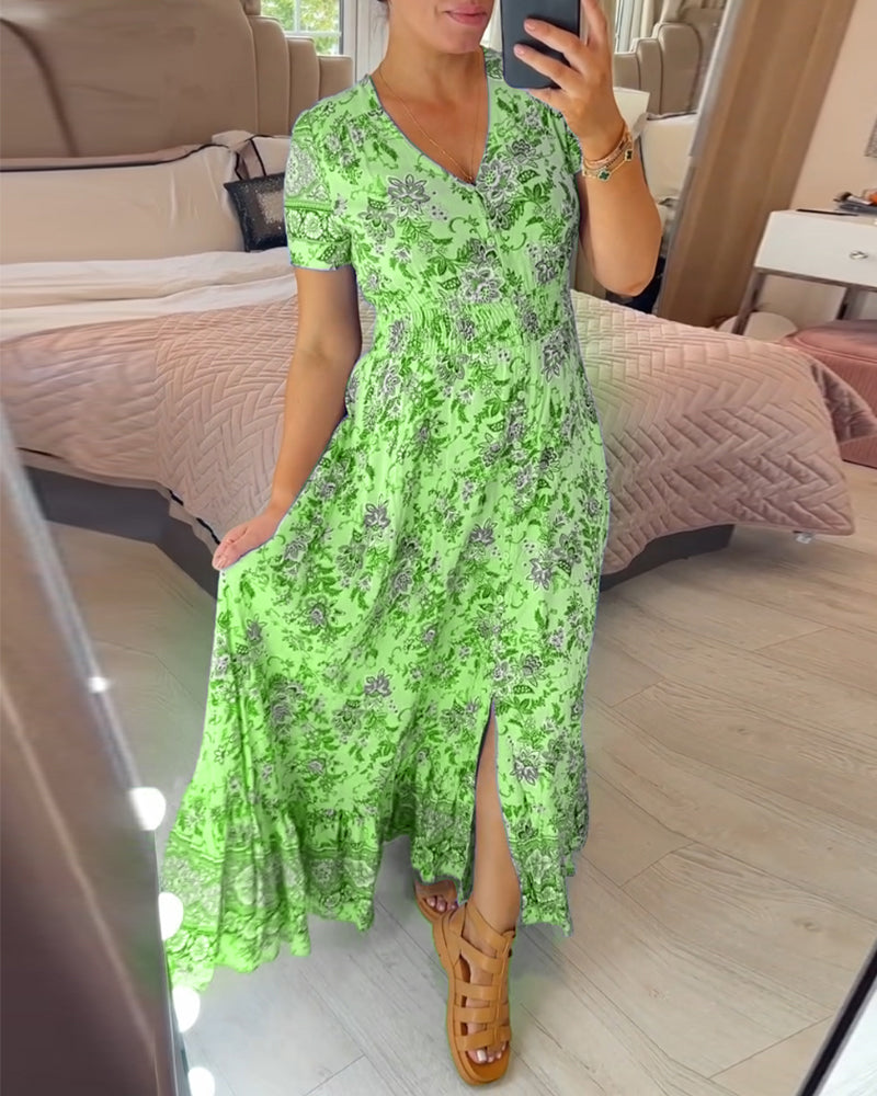 Mabelle™ - Robe fleurie élégante