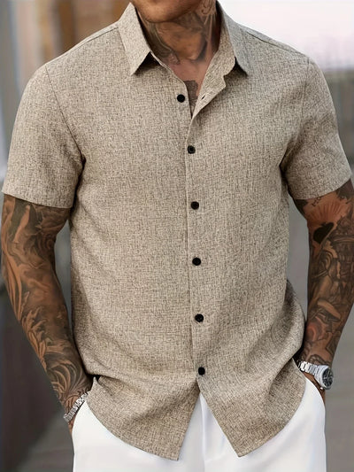 Brice™ - Chemise en lin mélangé, légère et aérienne