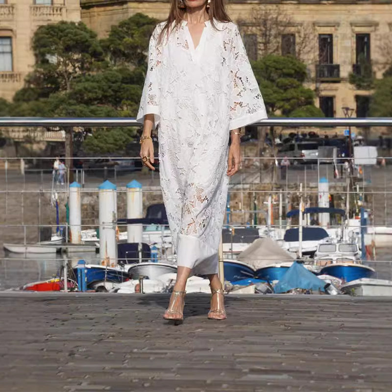 Sophie™ - Robe Élégante avec Détails en Dentelle
