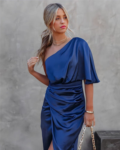 Delphine™ - Robe élégante asymétrique