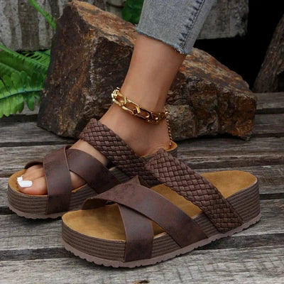 Julita™ - Sandales tressées tendance